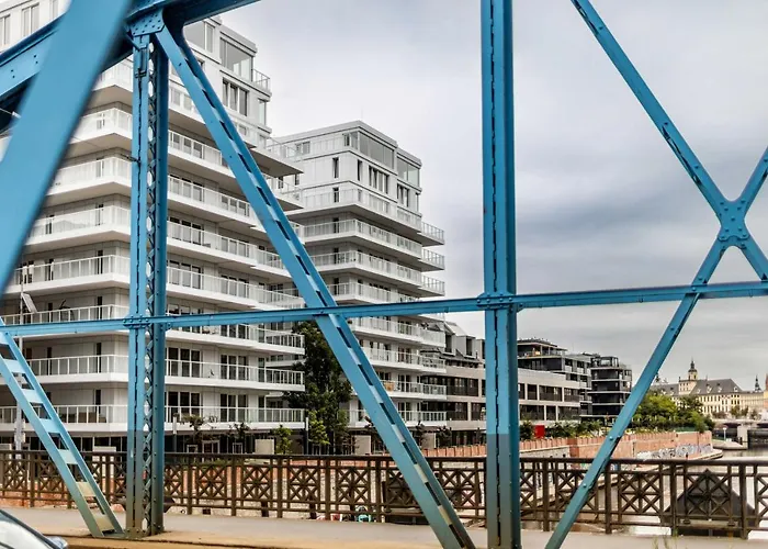 아파트 Luksus W Centrum Nad Odra 브로츠와프